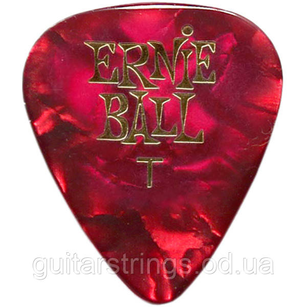 Медиатор Ernie Ball 9109 Celluloid Pearloid Assorted Guitar Pick Thin 0.46 mm - фото 2 - id-p1104189291