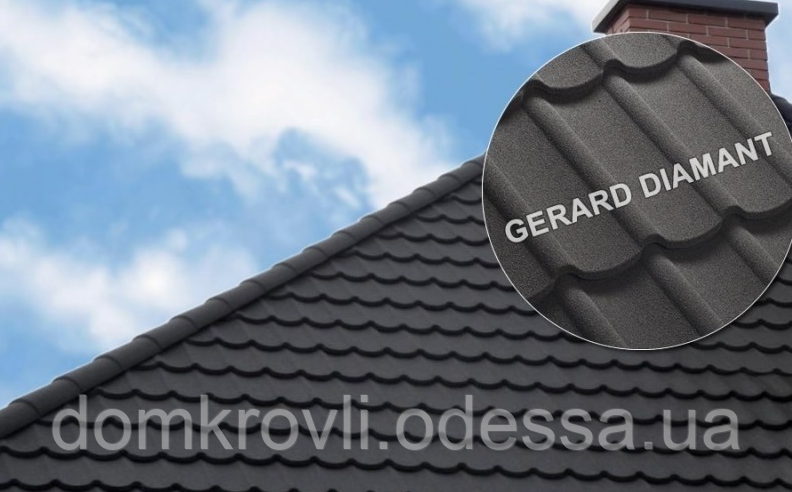 Композитна черепиця Gerard Diamant Charcoal