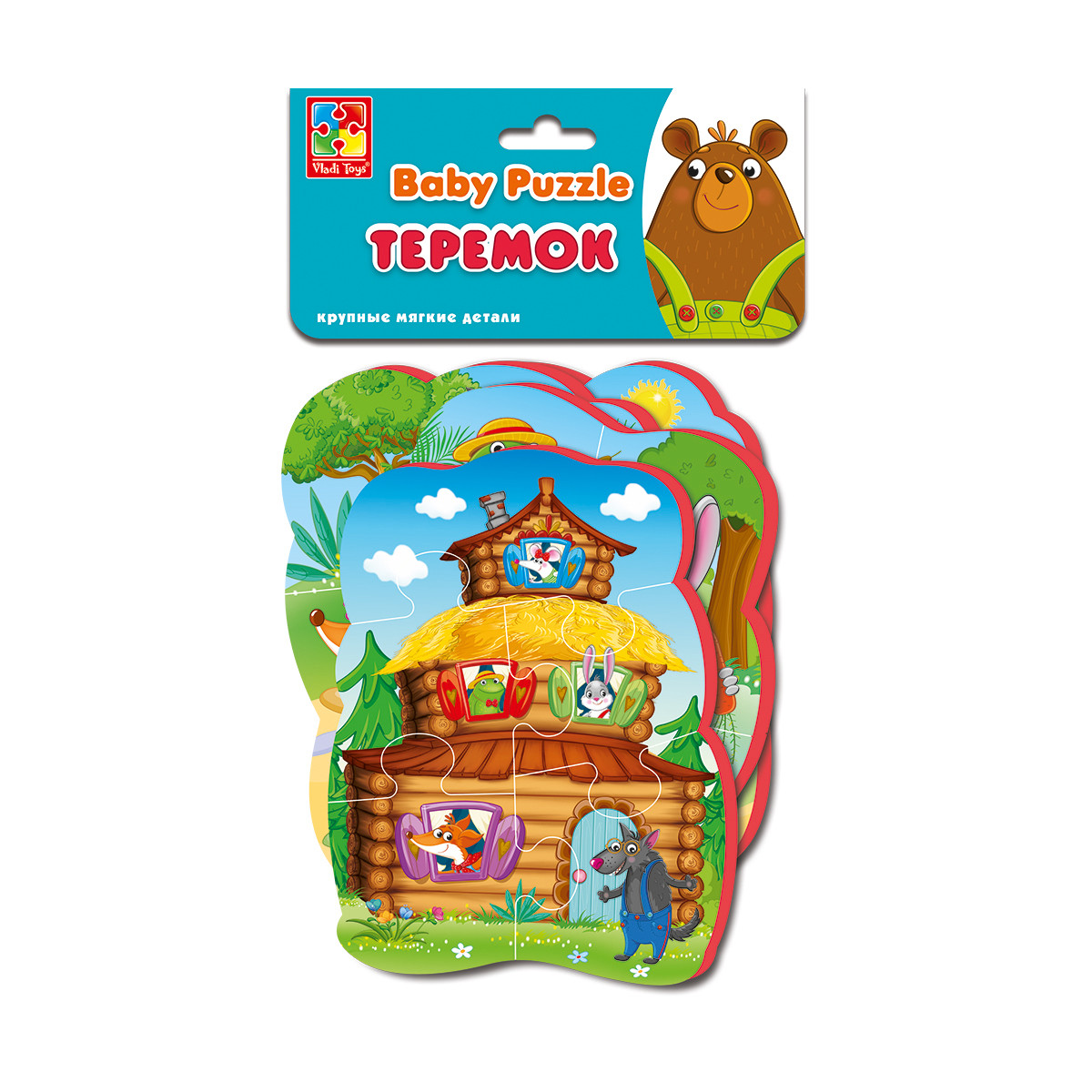 Бебі пазли Vladi Toys Теремок (Рус) (VT1106-64)