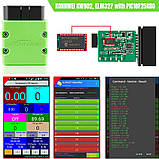 ДІАГНОСТИЧНИЙ СКАНЕР ODB2 Konnwei KW902 ELM327 V1.5 Wifi IOS/Android PIC18f25k80 FULL Chip, фото 2