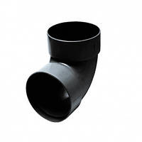 Колено для водосточной трубы двухмуфтовое 87° Rainway 75 мм, Цвет: Серый