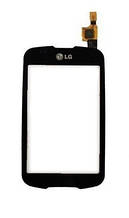Сенсорний екран LG P500 Optimus One чорний