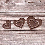 Молд для шоколадного декору Серце з трояндою, фото 3