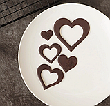 Молд для шоколадного декору Серце з трояндою, фото 4