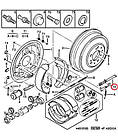 Розпорна планка задніх колодок R15 (пара) Fiat Ducato 230, Peugeot Boxer, Citroen Jumper (1994-2002), 9945888, фото 4