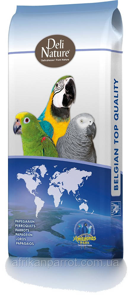 DELI NATURE Корм для крупных попугаев + арахис (BEYERS BELGIUM)15кг - фото 2 - id-p6585722