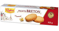 Без пальмового масла печенье бисквитное Palets BRETONS Arluy Испания 125г