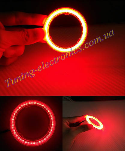 Купить Светодиодные LED ангельские глазки 90 мм КРАСНЫЕ, цена 400 ...