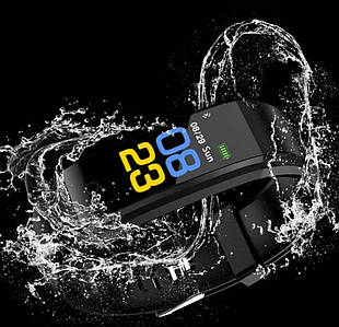 Годинник фітнес-браслет із вимірюванням пульсу та тиску Smart Band B05 Чорний