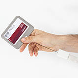 Шнурок для бейджа Axent Office 4560-03-А с ретрактором, сірий, фото 5