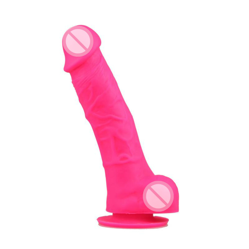 Реалістичний фалоімітатор з мошонкою Alive Adam Pink S