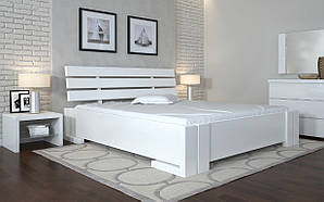 Ліжко дерев'яне двоспальне Доміно ТМ Arbor Drev