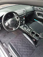 Наши накидки на сиденья в салоне Subaru Outback 2