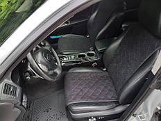 Наши накидки на сиденья в салоне Subaru Outback 3