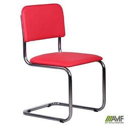 Офісний стілець Сильвія хром/кожзам AMF