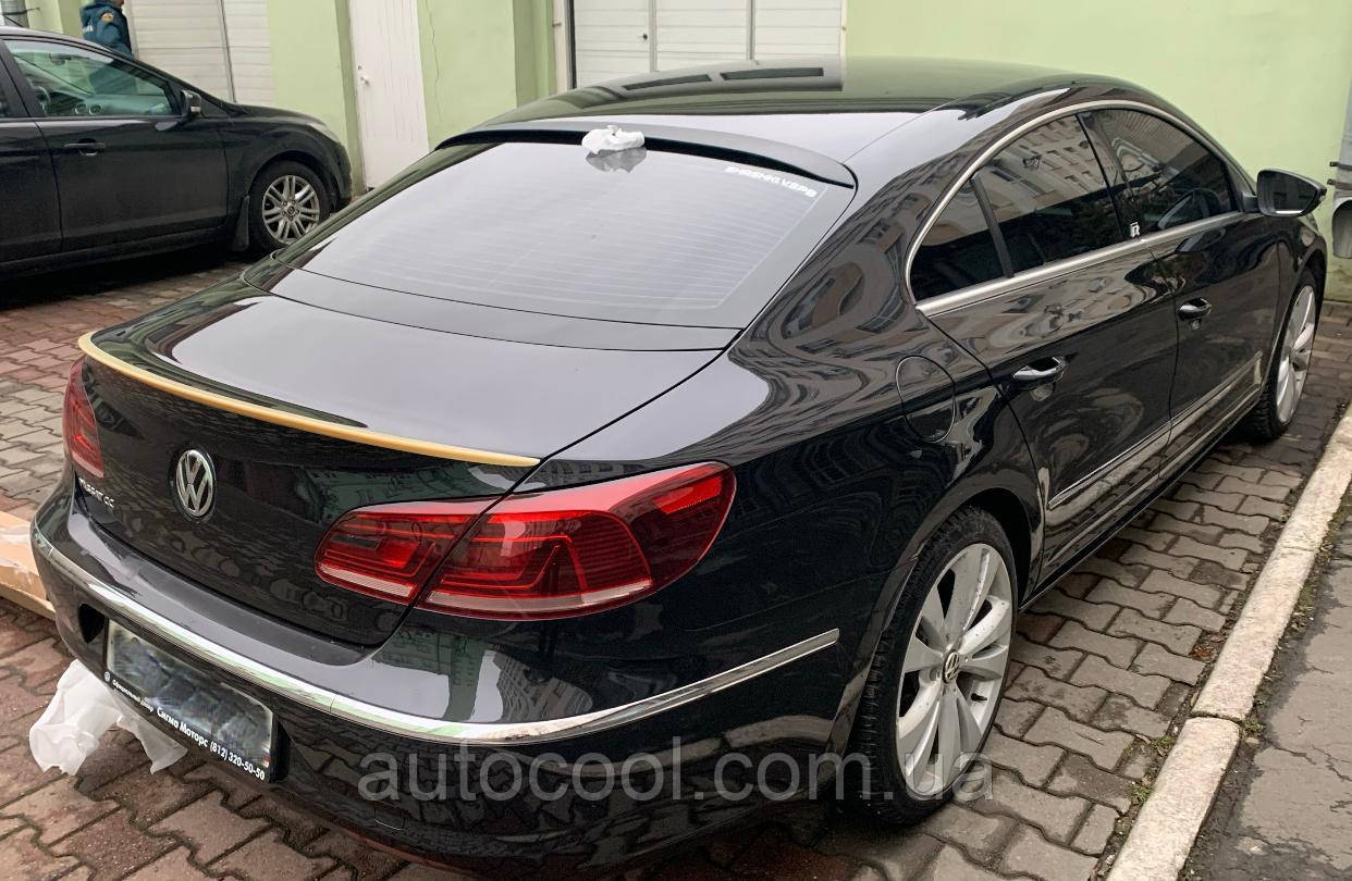 Спойлер багажника (сабля, лип спойлер, качиний хвостик) Volkswagen Passat CC 2008+ г.в. ABS пластик, фото 1