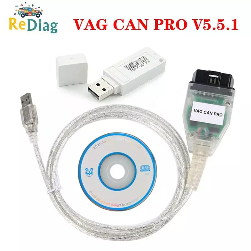 Діагностичний сканер VAG CAN PRO 5.5.1 з USB-ключем