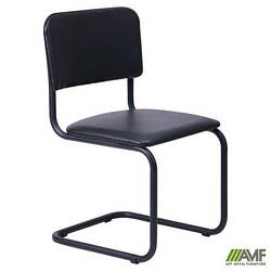 Офісний стілець Сильвія чорний/кожзам AMF