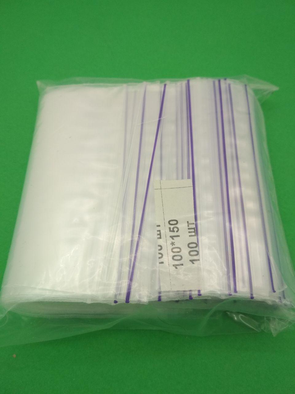 Пакет з замком Zip-lock 10х15(100шт) (1 пач.)