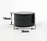 Банку закрутка 10 мл пластикова 15 шт косметична чорна баночка для косметики, фото 2