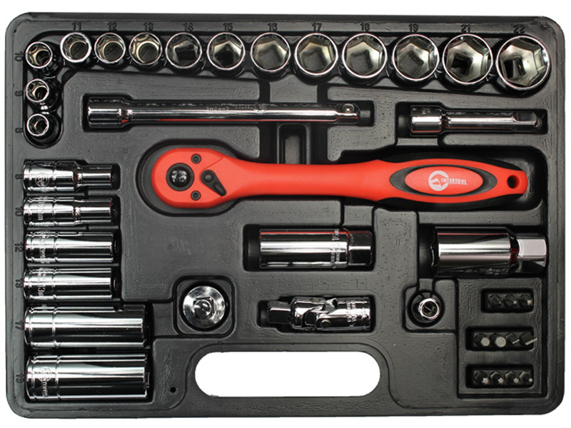 Набір інструментів 39 предметів Intertool ET-6039, фото 1
