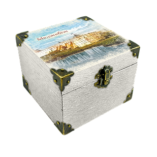 Еко-скринька 10х10см. Меджибіж. "Меджибізький замок "