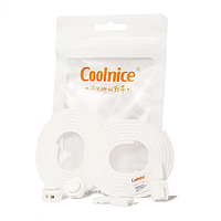 Силиконовые шнурки для обуви Coolnice White (n-323)