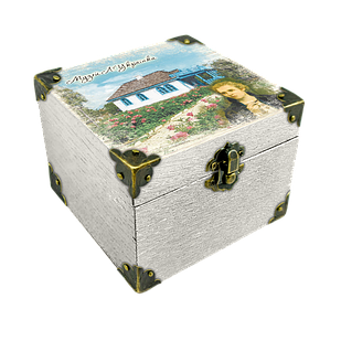 Еко-скринька 10х10см. Колодяжне. "Музей Лесі Українки "