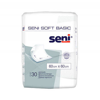 Гігієнічні пелюшки Seni Soft Basic 60х60 30 шт.