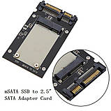 Msata SSD SATA III перехідник конвертер mini PCIe покращений, фото 5