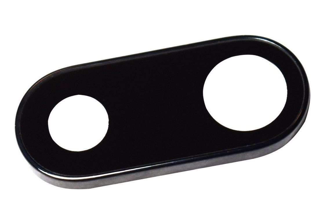 Скло Камери для Apple iPhone 7 Plus в рамці (Чорне), фото 1