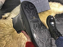 Жіночі кросівки Alexander McQueen Lace-Up Boots Black AM20201, фото 6