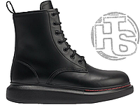 Женские кроссовки Alexander McQueen Lace-Up Boots Black