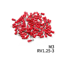 Наконечники кільцеві з изоляцією (0.5-1.5мм2) RV 1.25-, фото 4