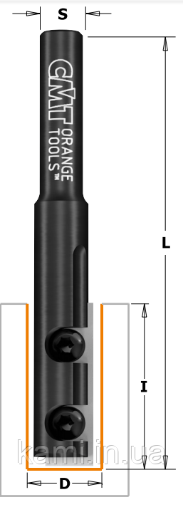 Кінцеві фрези пазові зі змінним ножем СМТ серія 652, фото 1