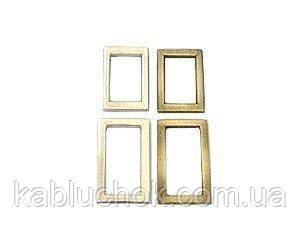 Рамка лита 25 мм золото, фото 1