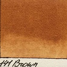 Рідка акварельна фарба 141 коричнева, 30мл LIQUAREL