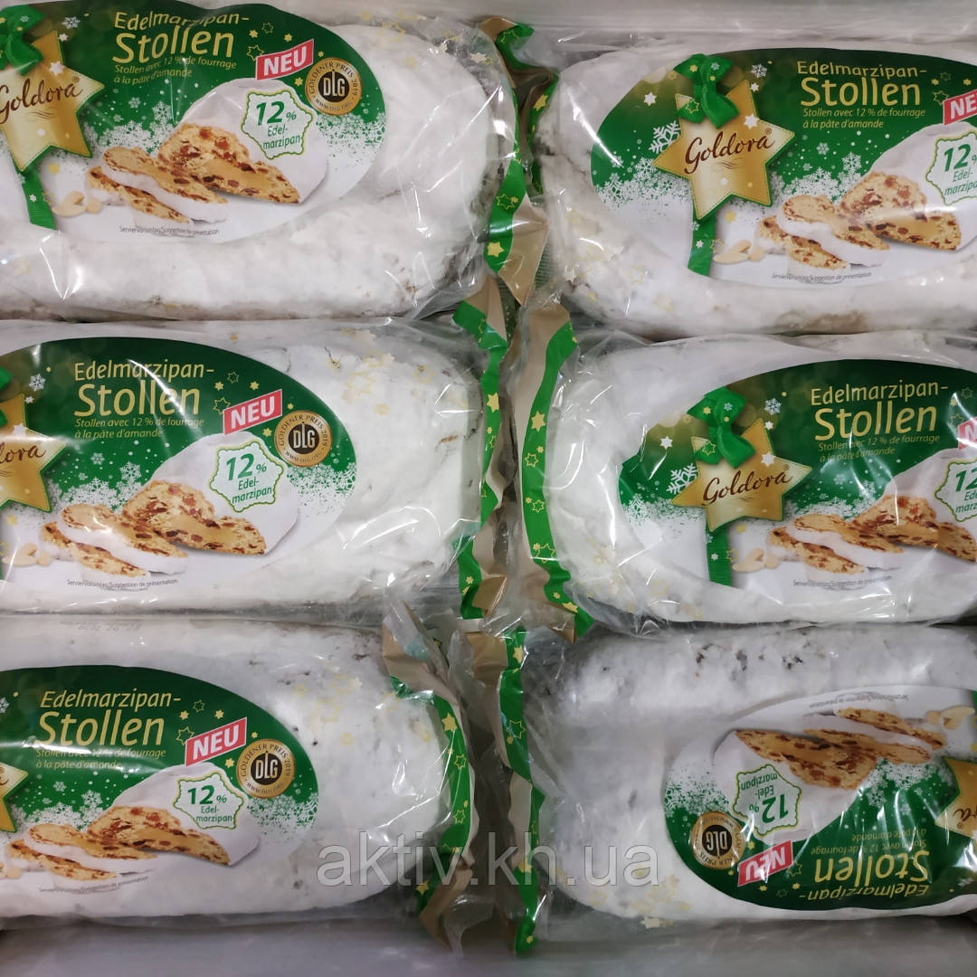 Штолен із марципаном і родзинками, Edelmarzipan Stollen"750 грамів Німеччина