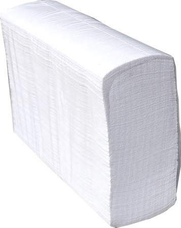 Бумажные полотенца листовые, белые, Z-укладка, 2 слоя, NATURAL. ZN-170. - фото 1 - id-p132512595