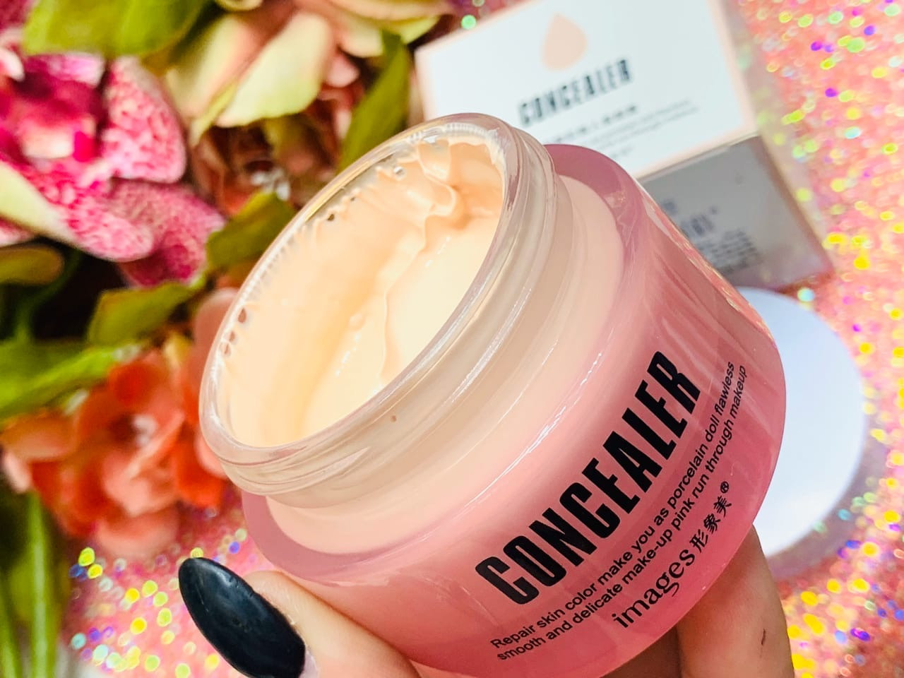 Крем маскує для особи Images Concealer Pink Snow Muscle Lazy Cream (50г)