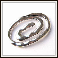 Вставка (конектор) для браслетів спіраль (3,7*2,2 см) 3 шт
