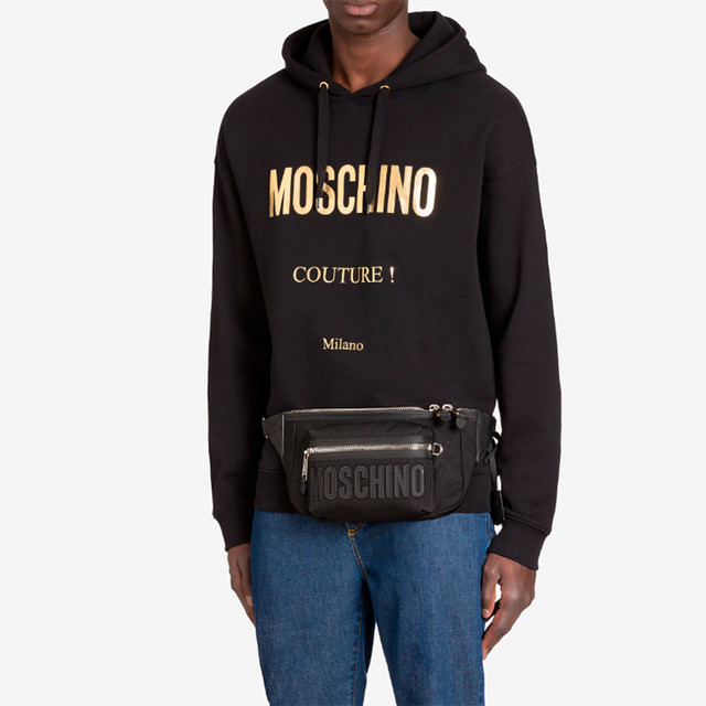 Нейлонова чоловіча сумка на пояс Moschino Cordura