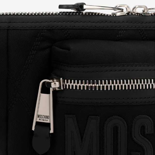 Нейлонова чоловіча сумка на пояс Moschino Cordura