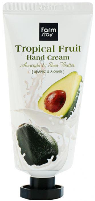 Крем для рук з авокадо та олією ши FarmStay Tropical Fruit Hand Cream Avocado & Shea Butter 50 мл (300382)