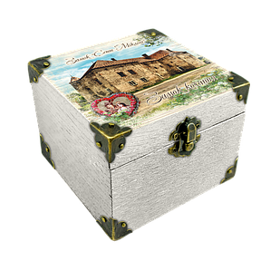 Еко-скринька 10х10 див. Чинадієво." "Замок Сент-Міклош" Замк кохання"