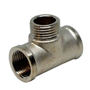 Трійник Lexline нікель 1/2"в-1/2"н-1/2"в, фото 1