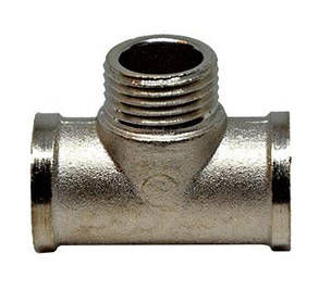 Трійник Lexline нікель 1/2"в-1/2"н-1/2"в, фото 3