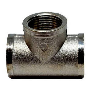 Трійник Lexline нікель 3/4"в-3/4"в-3/4"в, фото 3