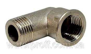 Коліно довге Lexline нікель 1/2" в 1/2"
