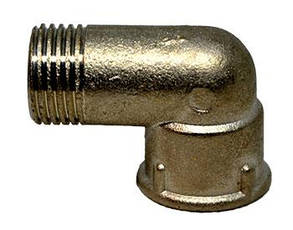 Коліно довге Lexline нікель 1/2" в 1/2", фото 3